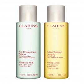 CLARINS-Cleansing Duo - Normal or Dry Skin