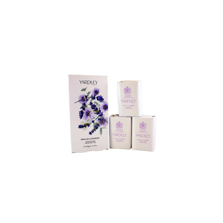 YARDLEY English Lavender - Savons Parfumés 5017101031654 YARDLEY English Lavender - Savons Parfumés 5017101031654