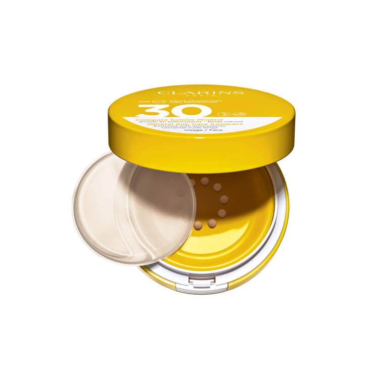 CLARINS Kompakt-Sonnenmineral-Gesicht UVA/UVB30 - Angereichert