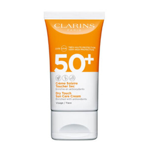 CLARINS Sonnenschutzcreme Trockener Touch Gesicht UVA/UVB 50+ -