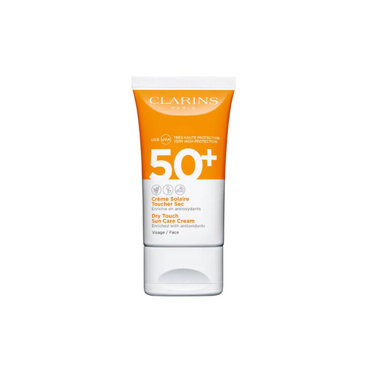 CLARINS Sonnenschutzcreme Trockener Touch Gesicht UVA/UVB 50+ -