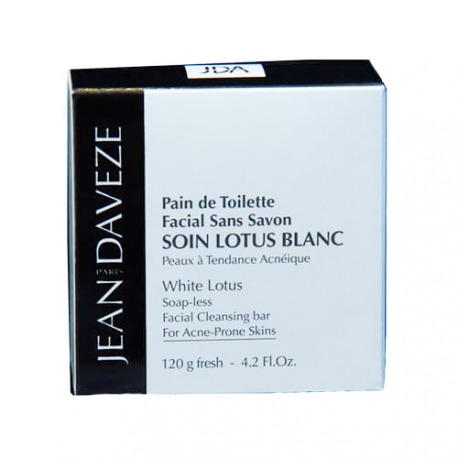 JEAN D'AVEZE Pain de Toilette Facial sans Savon - Lotus Blanc JEAN D'AVEZE Pain de Toilette Facial sans Savon - Lotus Blanc