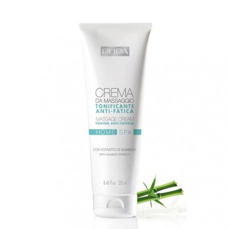 PUPA Home Spa - Crème de Massage Tonifiante Anti Fatigue