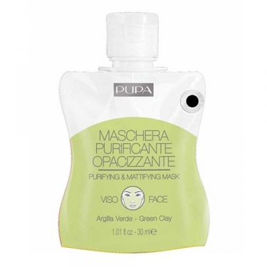 PUPA-Purifying and Mattifying Mask - With Green Clay