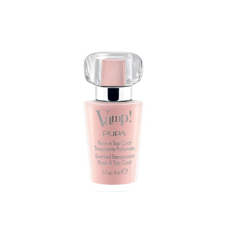 PUPA Vamp! Base et Top Coat transparent et parfumé 8011607345779 PUPA Vamp! Base et Top Coat transparent et parfumé 8011607345779