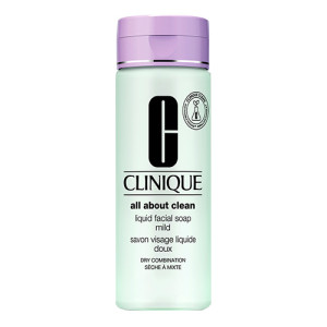 CLINIQUE Liquid Facial Soap Mild - Peau Sèche à Mixte Savon