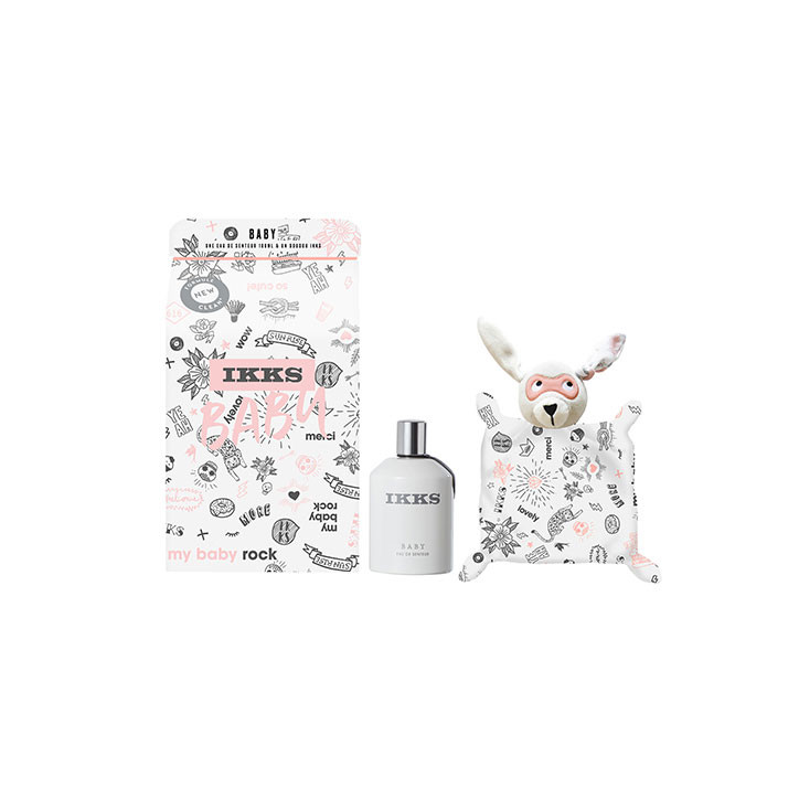 IKKS Parfum "My Baby Rock" Mädchen-Set - Kuscheltuch +