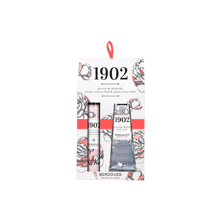 BERDOUES-1902 Peony & Rhubarb Gift Set - Eau de Toilette BERDOUES-1902 Peony & Rhubarb Gift Set - Eau de Toilette