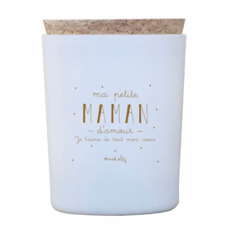 MARCEL & LILY Bougie "Maman d'Amour" - Fleur de Coton