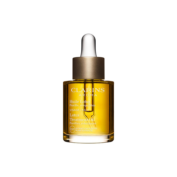 CLARINS-Lotus Oil - Purifies, rebalances 100% Plant Extracts CLARINS-Lotus Oil - Purifies, rebalances 100% Plant Extracts