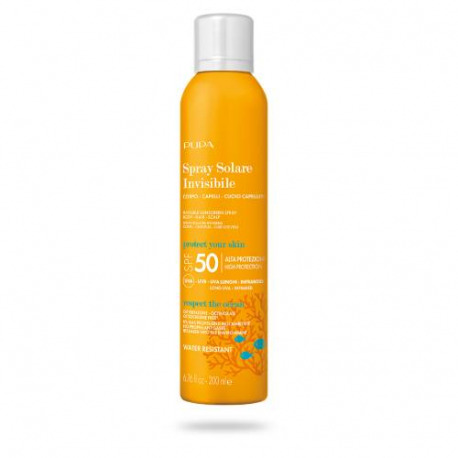 PUPA Spray Solaire Invisible SPF50 - Corps, Cheveux et Cuir