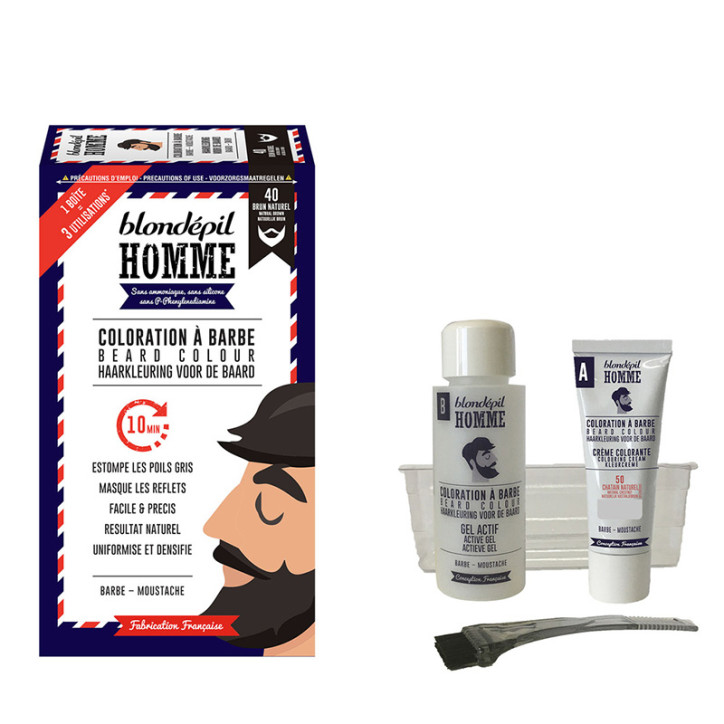 Blondépil Homme Bart- und Schnurrbartfärbung 3331849010576 Blondépil Homme Bart- und Schnurrbartfärbung 3331849010576