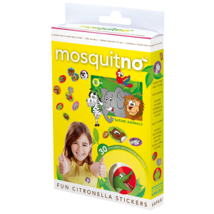 MosquitNo-Stickers Anti-Moustiques "SAFARI" ( Pack Familiale )
