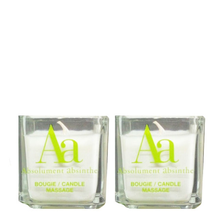 ABSOLUMENT PARFUMEUR-Absolutely Absinthe - 2 Massage Candles ABSOLUMENT PARFUMEUR-Absolutely Absinthe - 2 Massage Candles