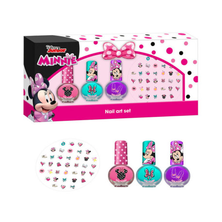 DISNEY Minnie Mouse Set - Nagellack + Aufkleber 8412428012596 DISNEY Minnie Mouse Set - Nagellack + Aufkleber 8412428012596