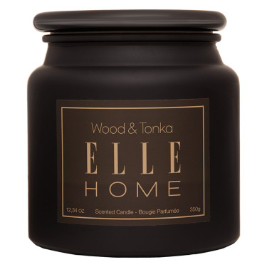 ELLE Home-Wood Tonka - Bougie Parfumée