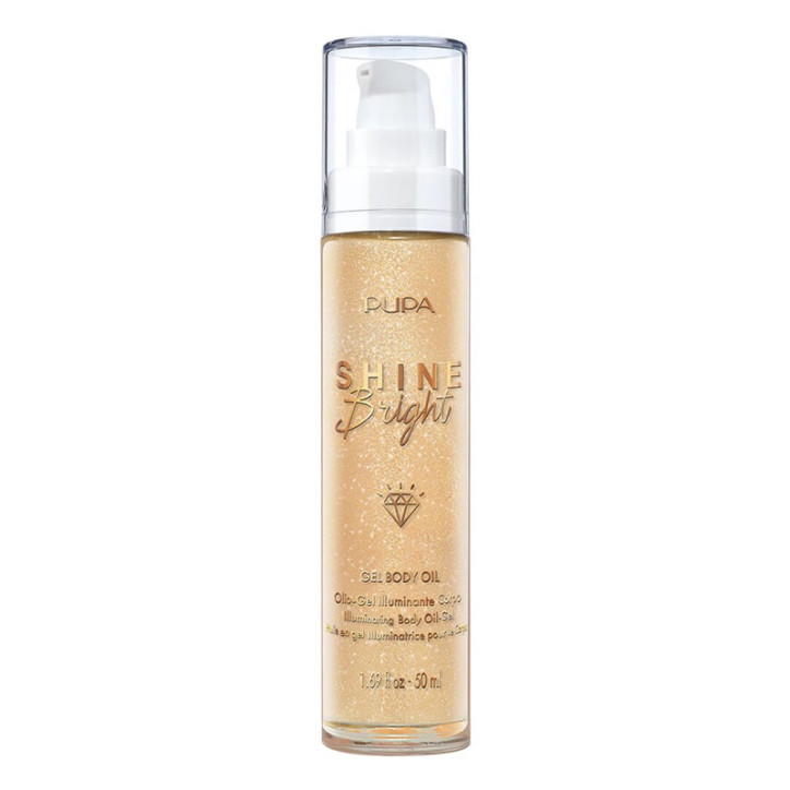 PUPA Shine Bright Gel Body Oil - Leuchtendes Gel-Körperöl