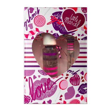 LITTLE MARCEL-Purple Love Coffret - Eau de Parfum + Vapo. de Sac