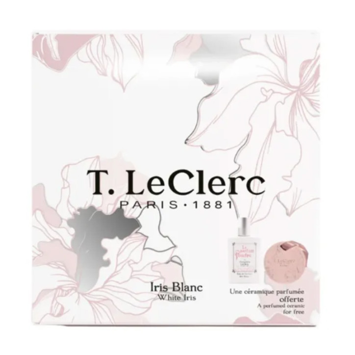 THEOPHILE LECLERC Das Parfum Poudré Iris Blanc Set - Keramik +