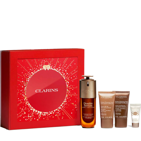 CLARINS Coffret Double Serum Anti Age - 3 Produits + Double