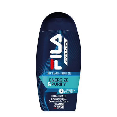 FILA Energize & Purify for Men - Gel Douche Corps & Cheveux