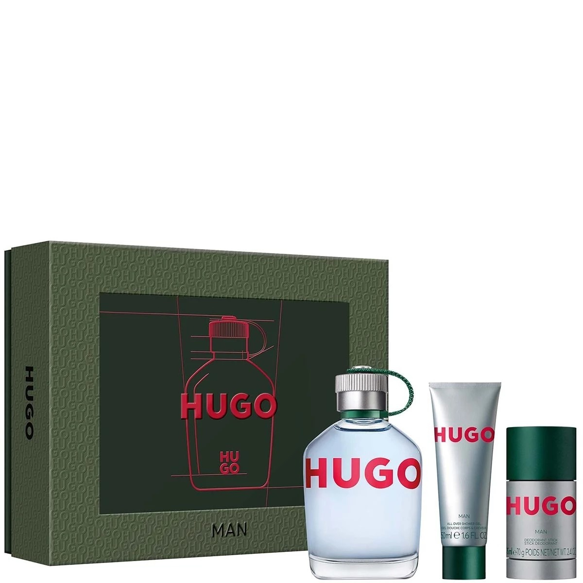 Coffret Hugo Man - Eau de Toilette-125ml BOSS - HUGO BOSS