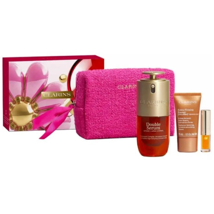 Doppelserum Anti-Aging Set - 3 Produkte + Doppelserum CLARINS Doppelserum Anti-Aging Set - 3 Produkte + Doppelserum CLARINS