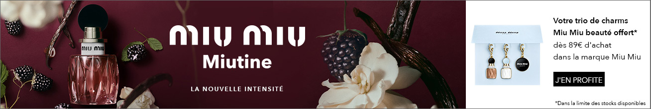 Nouveau parfum femme Miu Miu Miutine Intense