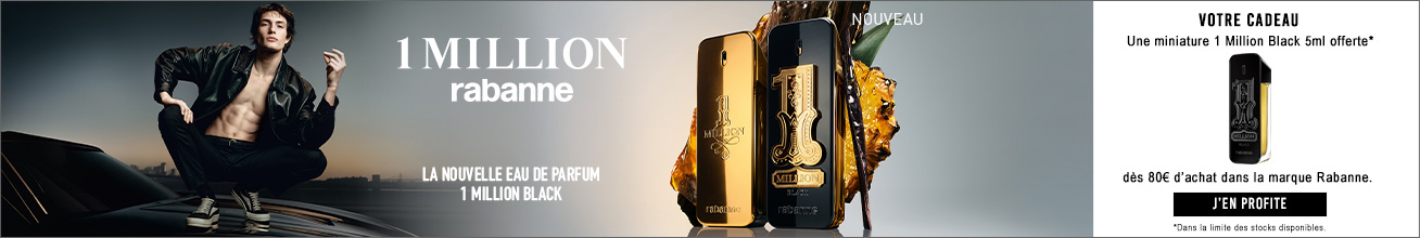 Nouveau Parfum Rabanne pour homme 1 Million Black