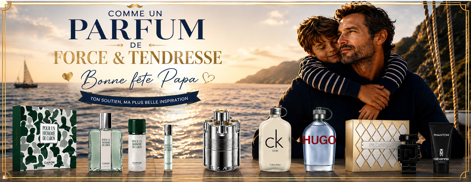 Top id&eacute;es cadeaux F&ecirc;te des p&egrave;res 2026 : Coffrets parfums, parfums, soins