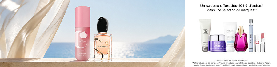 Offre cadeau parfum Summer L'Or&eacute;al 2026 : Nouveau parfum femme, Mugler, Prada, Lanc&ocirc;me, Yves st Laurent, Viktor & Rolf,...
