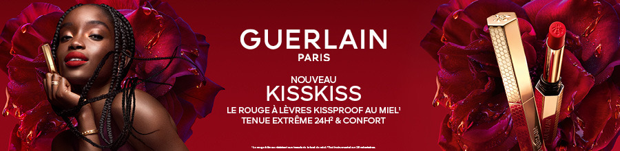 Maquillage Guerlain Kiss Kiss Rouge &agrave; l&egrave;vres au miel